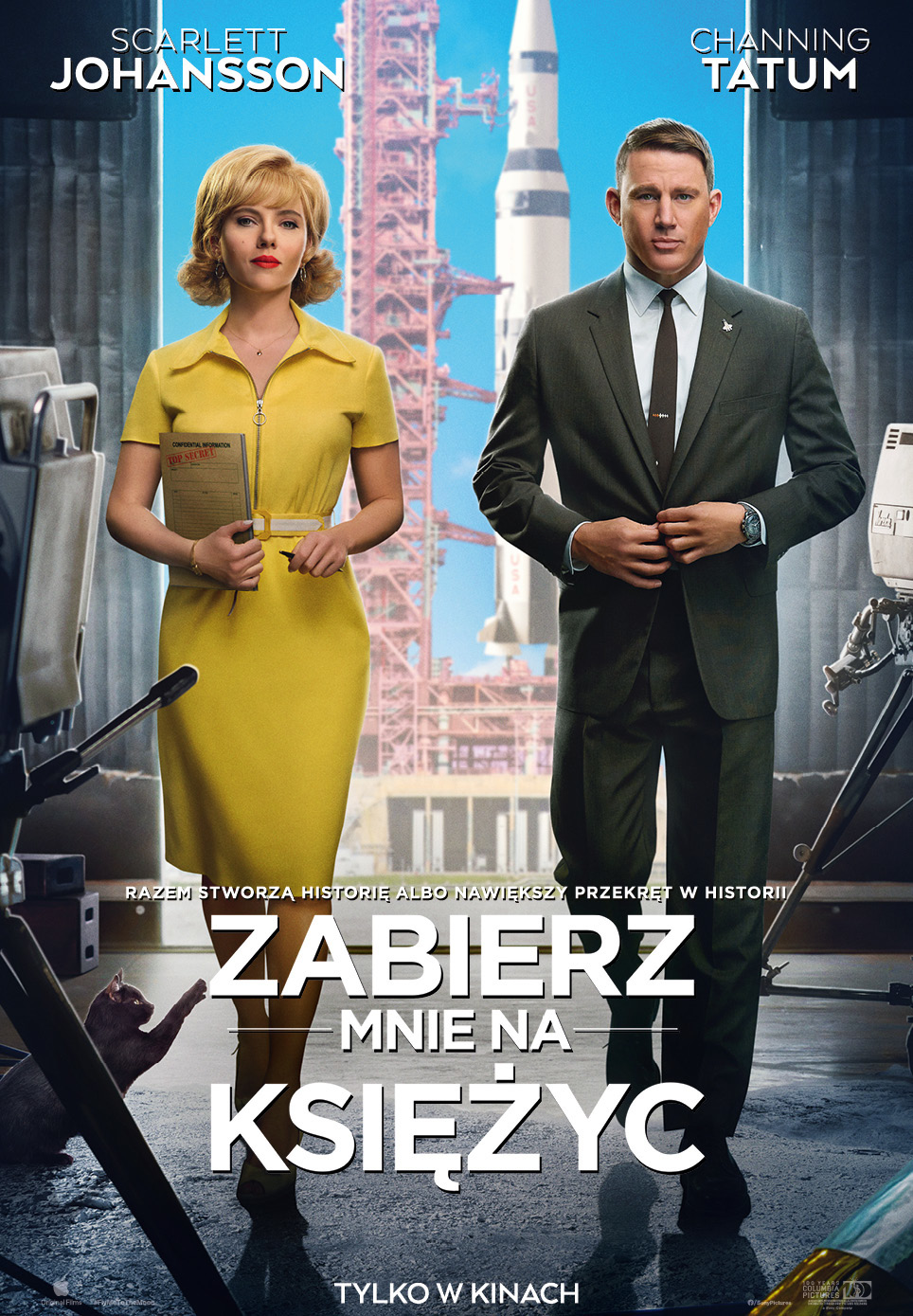 Polski plakat filmu 'Zabierz mnie na Księżyc'