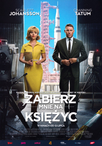 Przód ulotki filmu 'Zabierz mnie na Księżyc'