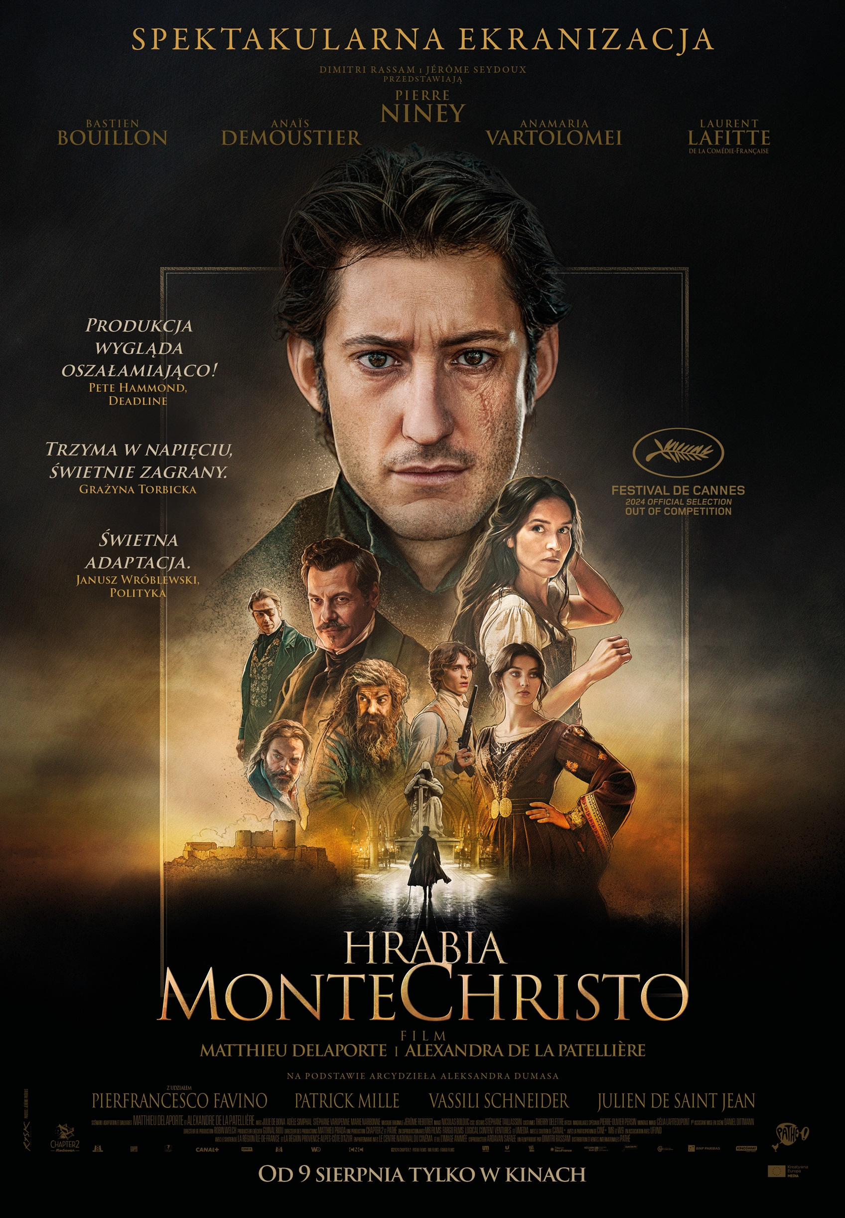 Polski plakat filmu 'Hrabia Monte Christo'