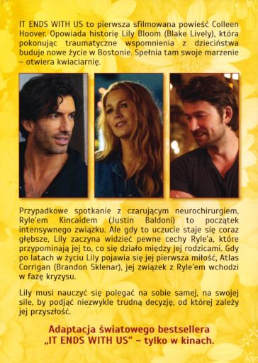 Tył ulotki filmu 'It Ends with Us'