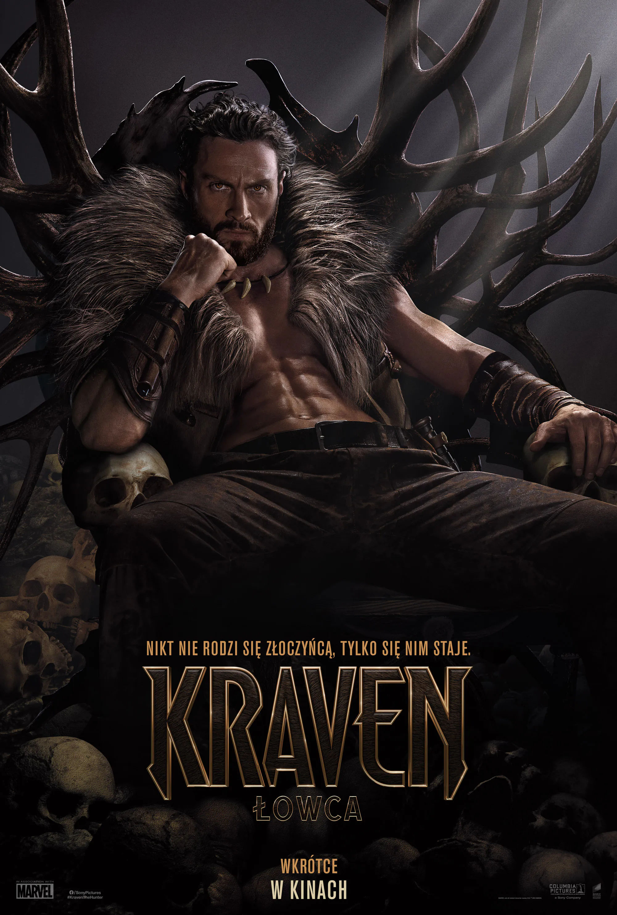 Polski plakat filmu 'Kraven Łowca'