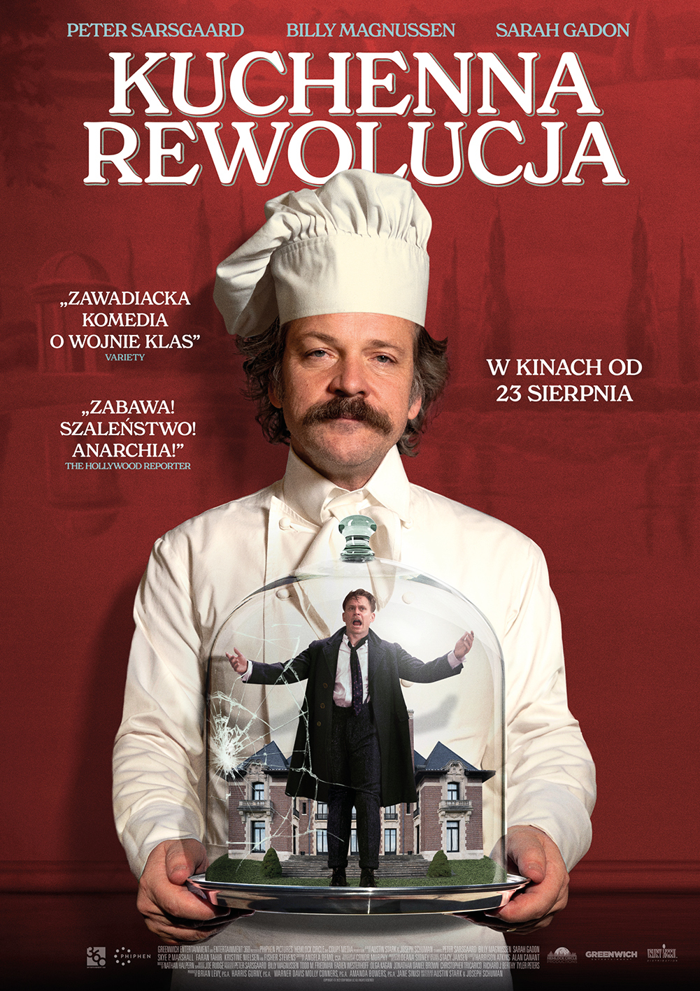 Polski plakat filmu 'Kuchenna rewolucja'