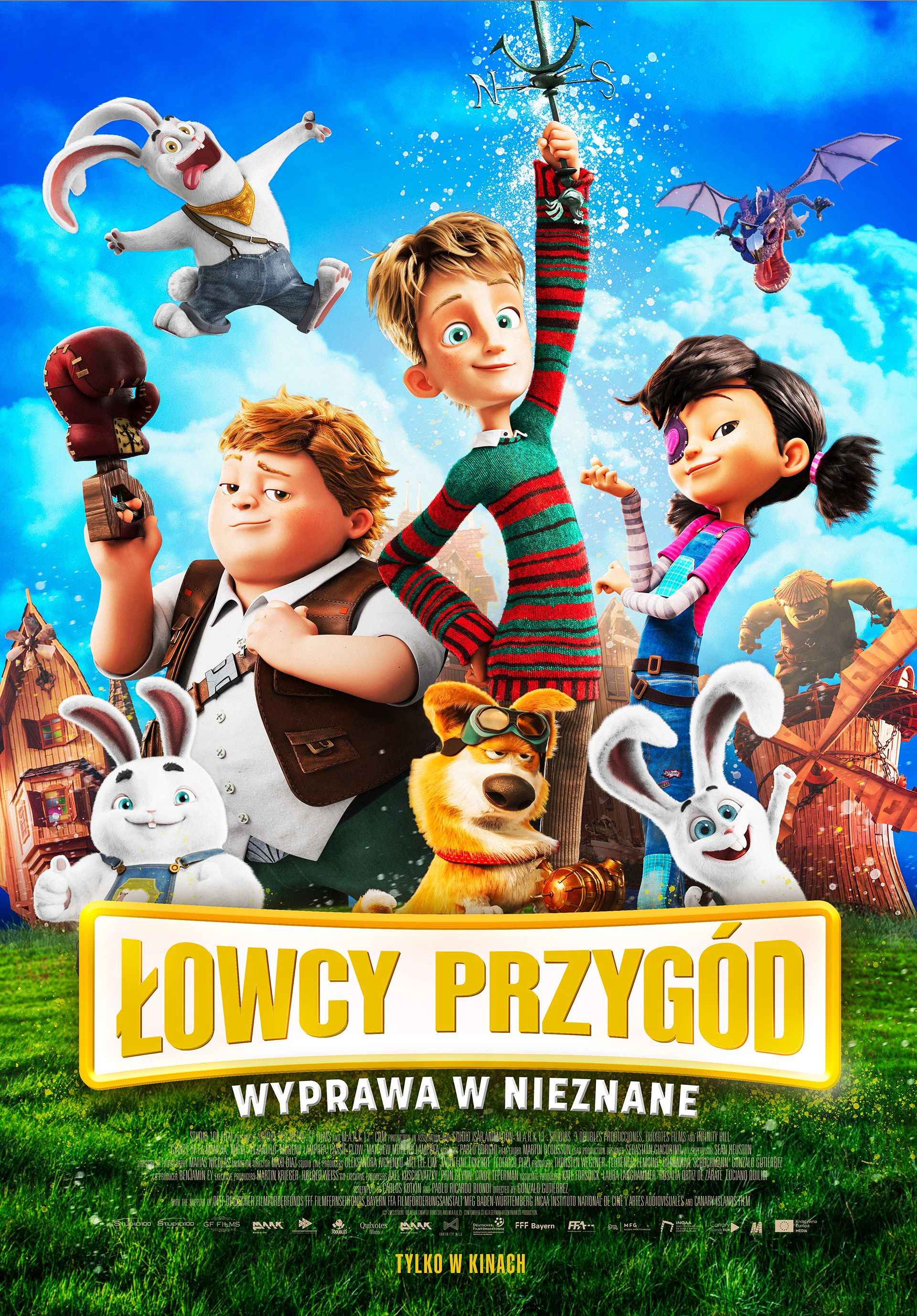 Polski plakat filmu 'Łowcy przygód'