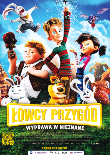 Przód ulotki filmu 'Łowcy przygód'