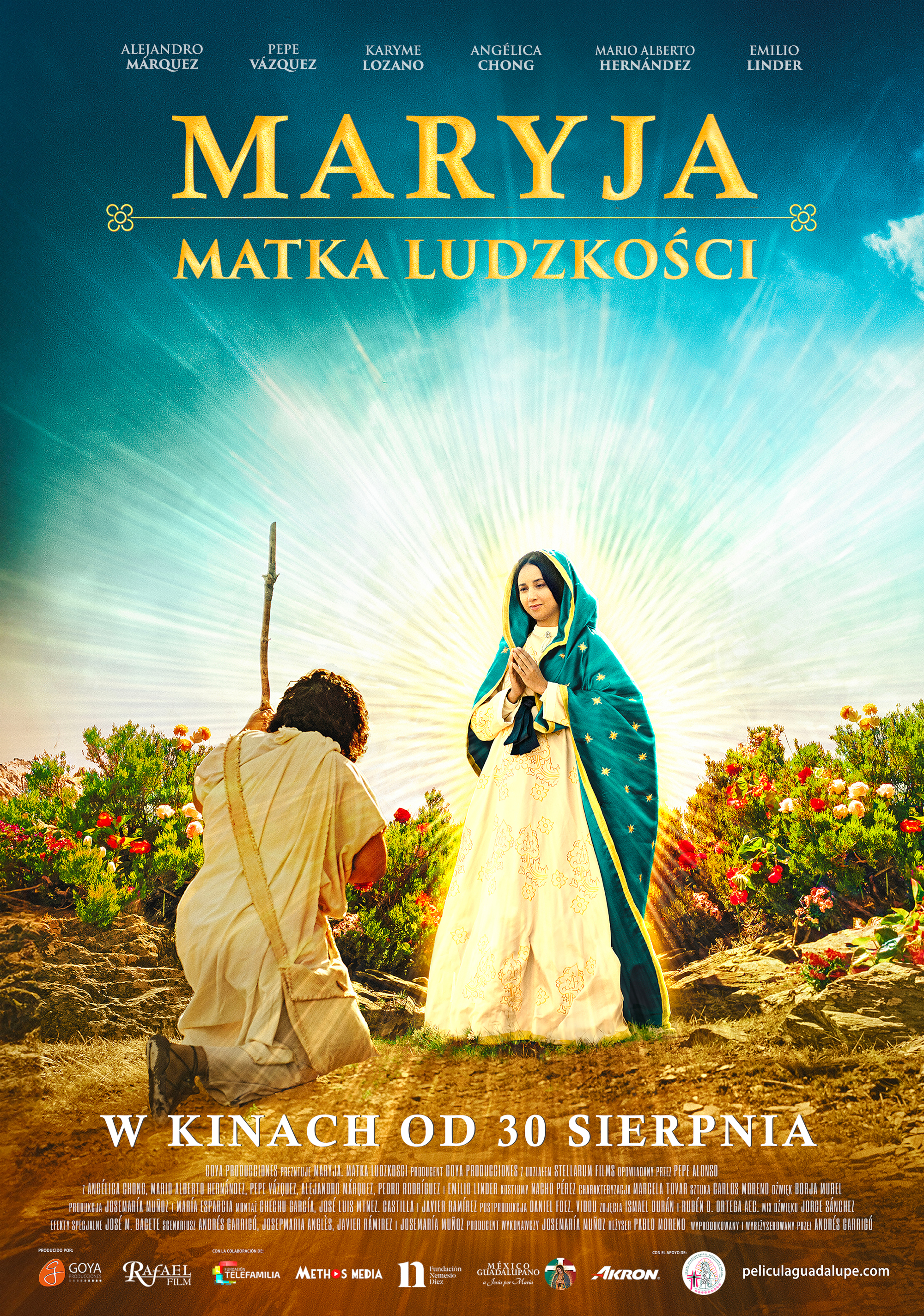 Polski plakat filmu 'Maryja. Matka ludzkości'
