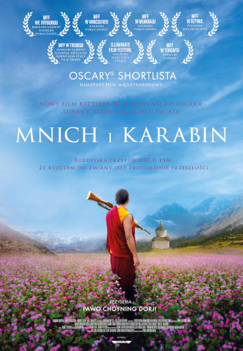 Polski plakat filmu 'Mnich i karabin'