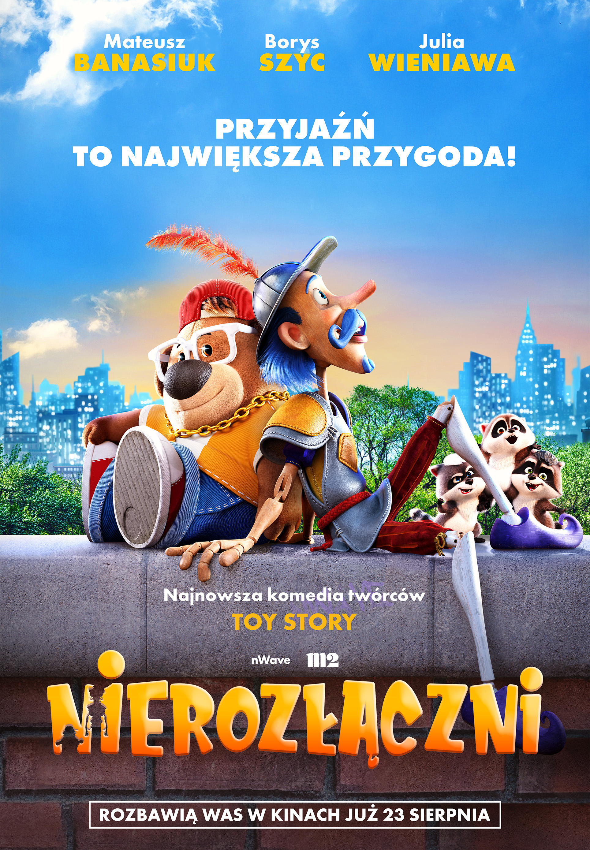 Polski plakat filmu 'Nierozłączni'