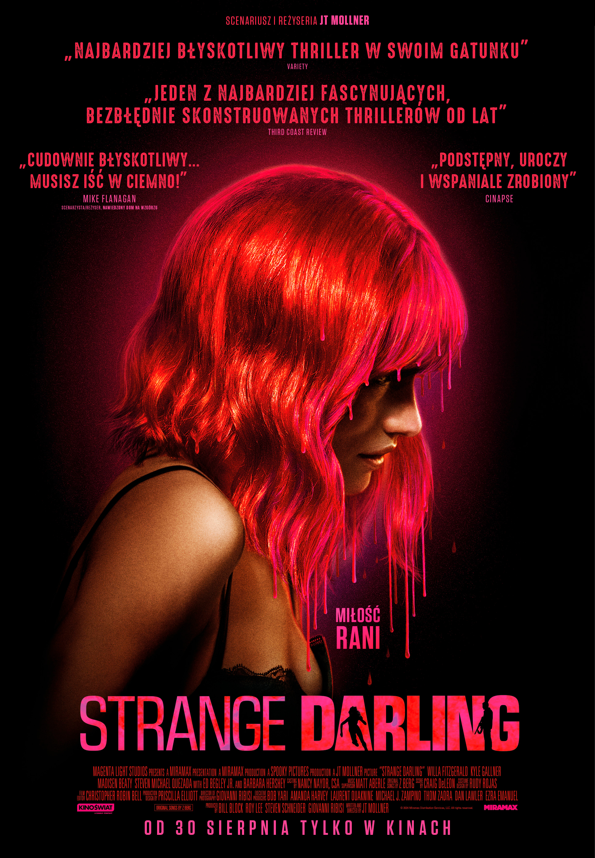 Polski plakat filmu 'Strange Darling'