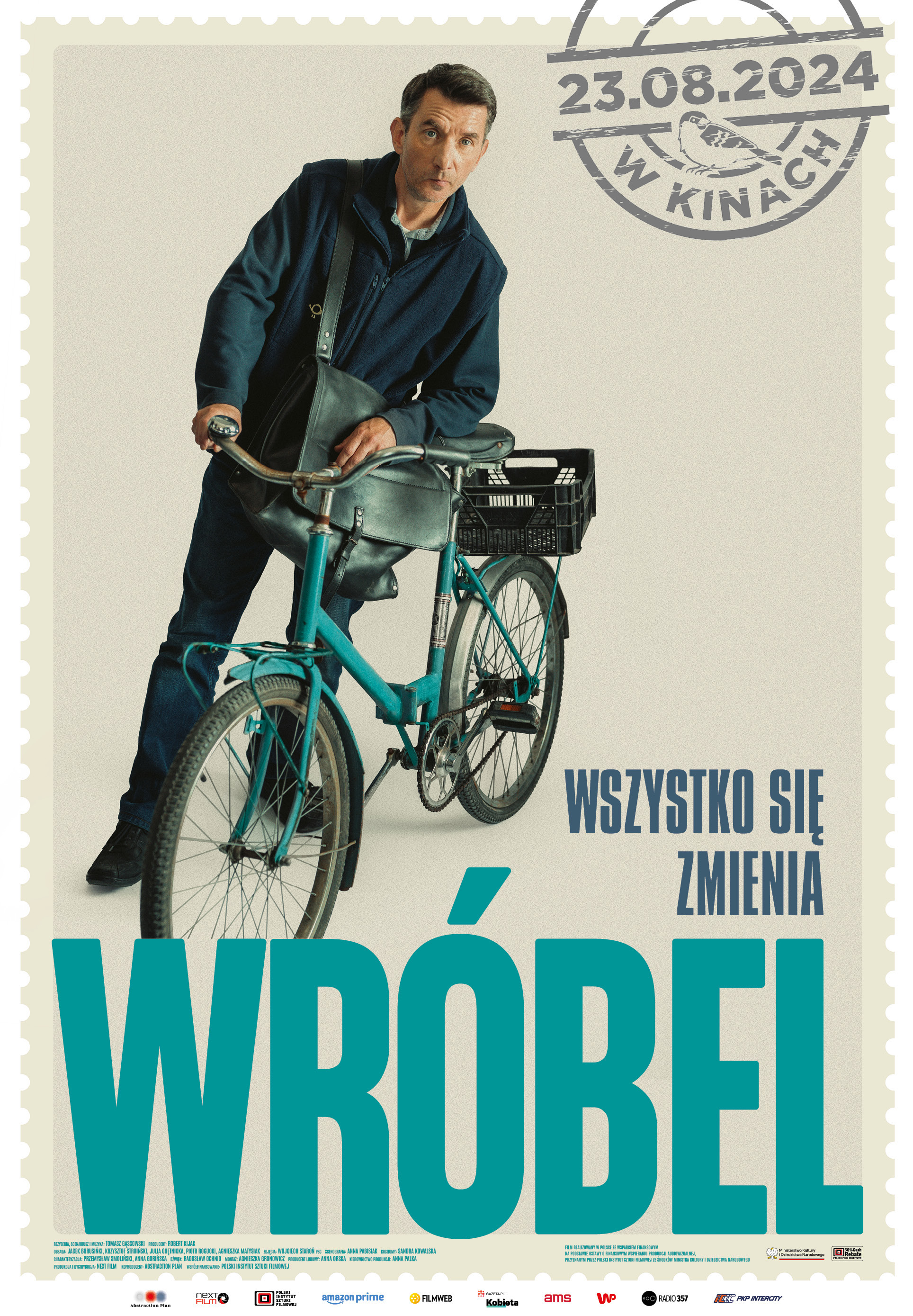 Polski plakat filmu 'Wróbel'