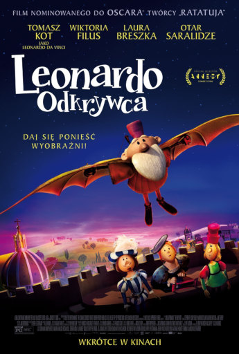 Przód ulotki filmu 'Leonardo. Odkrywca'