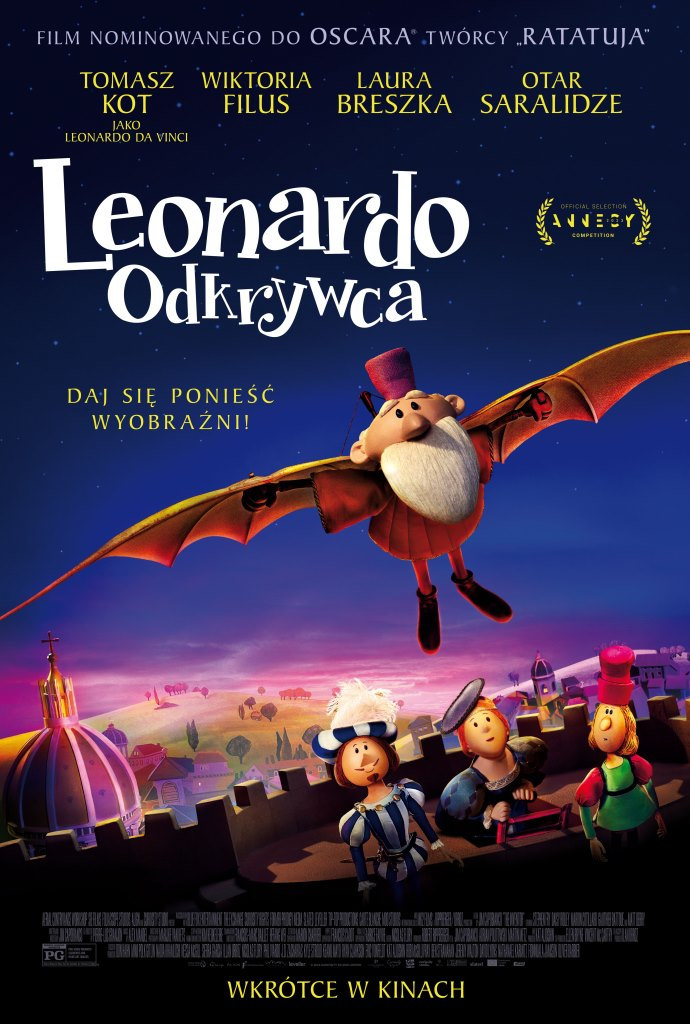 Polski plakat filmu 'Leonardo. Odkrywca'