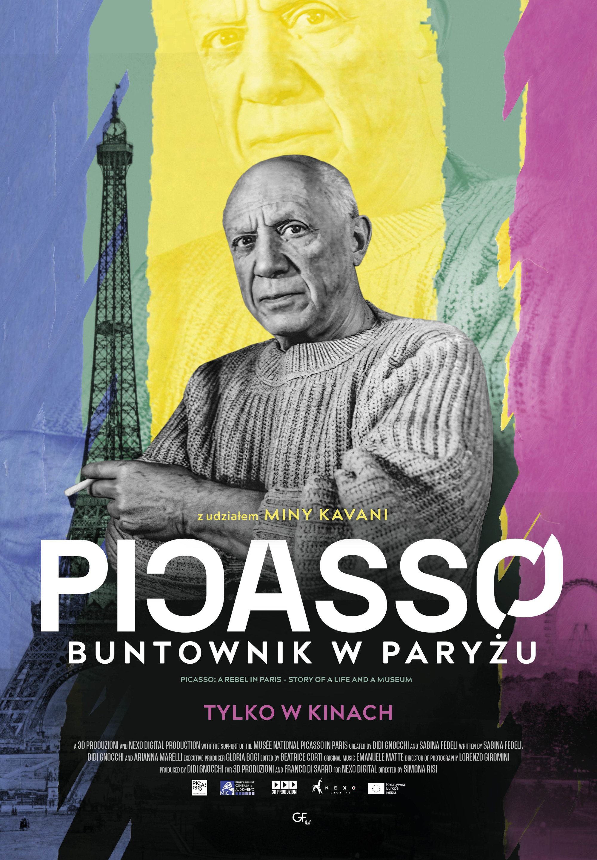Polski plakat filmu 'Picasso. Buntownik w Paryżu'