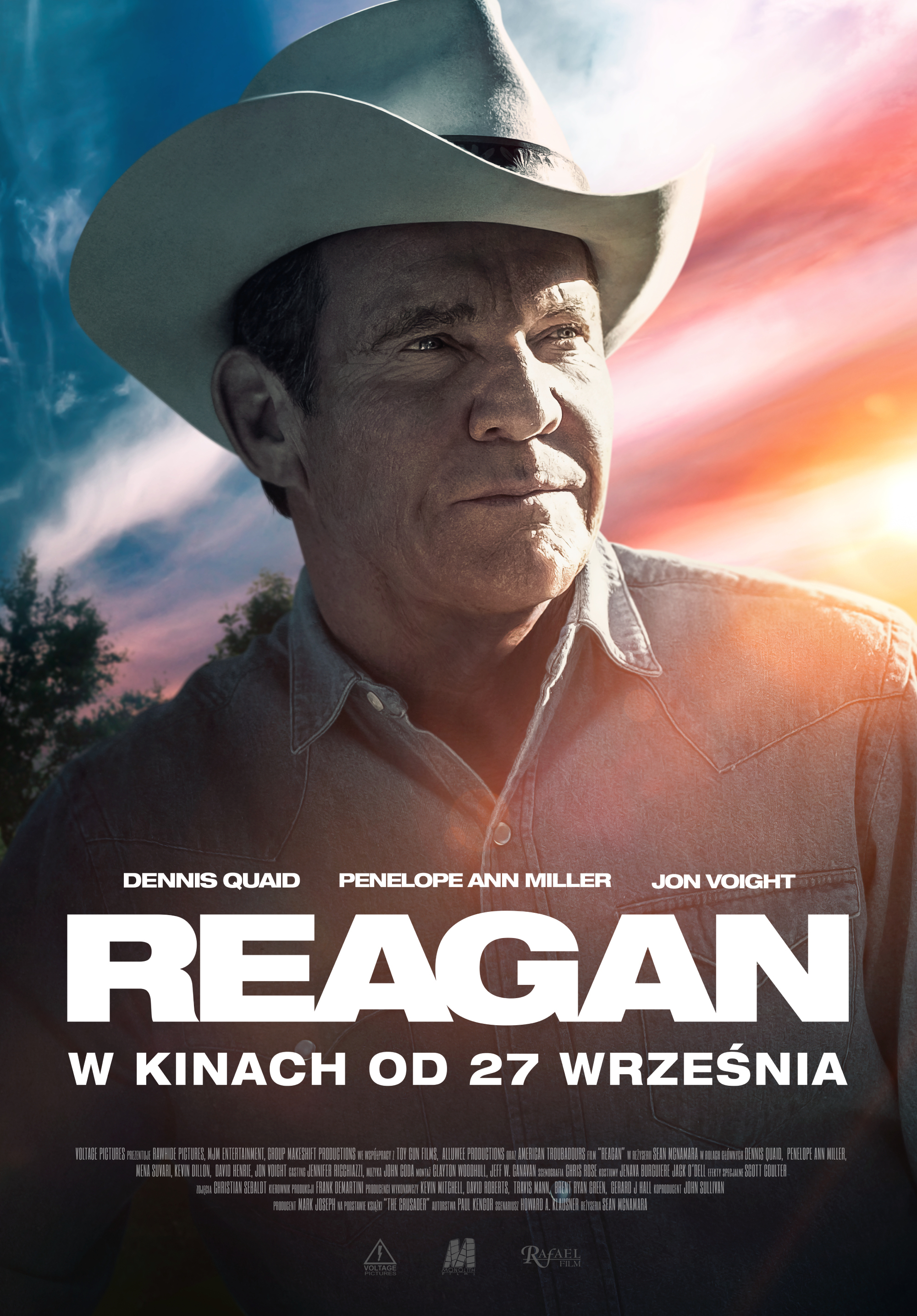 Polski plakat filmu 'Reagan'