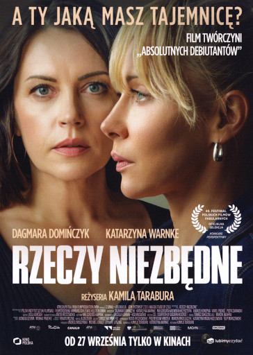 Przód ulotki filmu 'Rzeczy niezbędne'