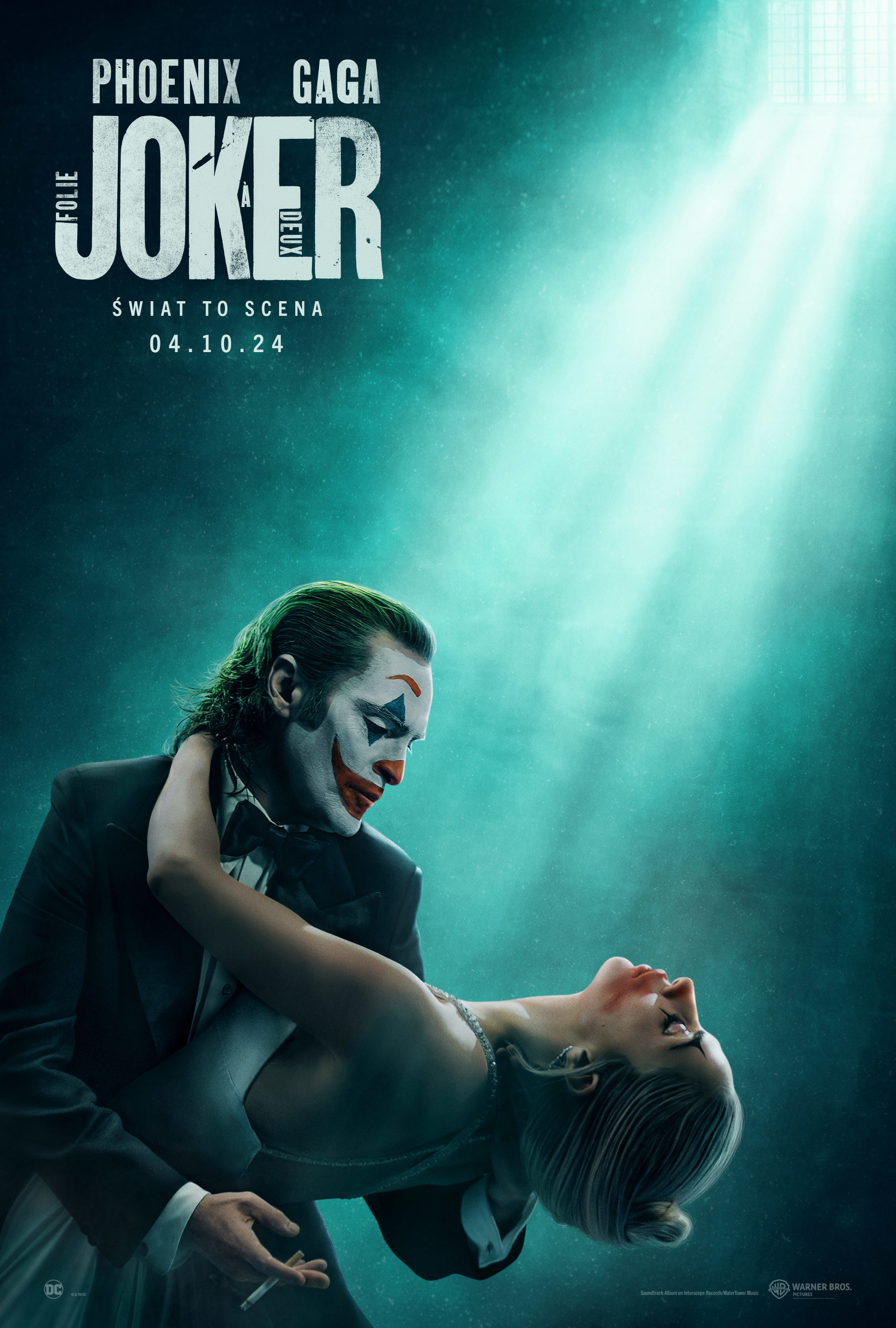 Polski plakat filmu 'Joker: Folie à Deux'