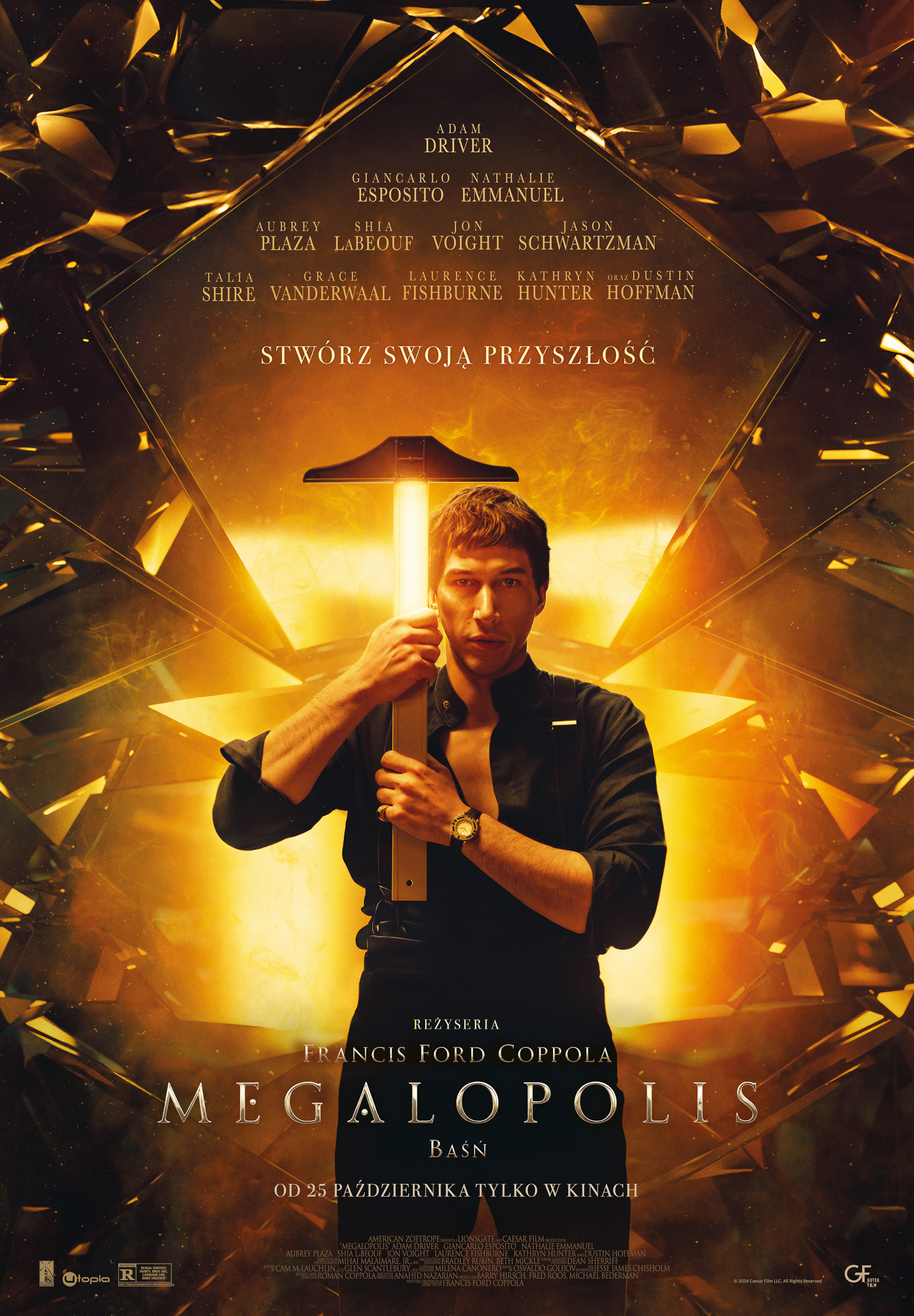 Polski plakat filmu 'Megalopolis'