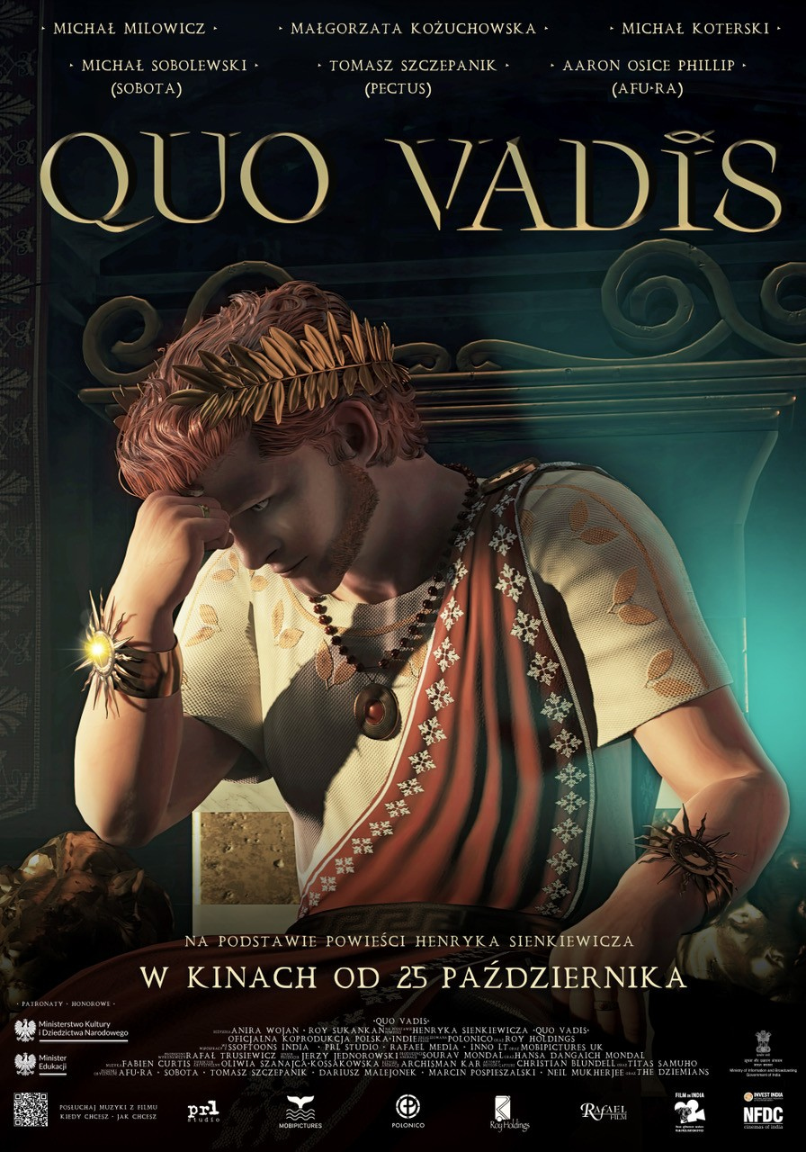Polski plakat filmu 'Quo Vadis'