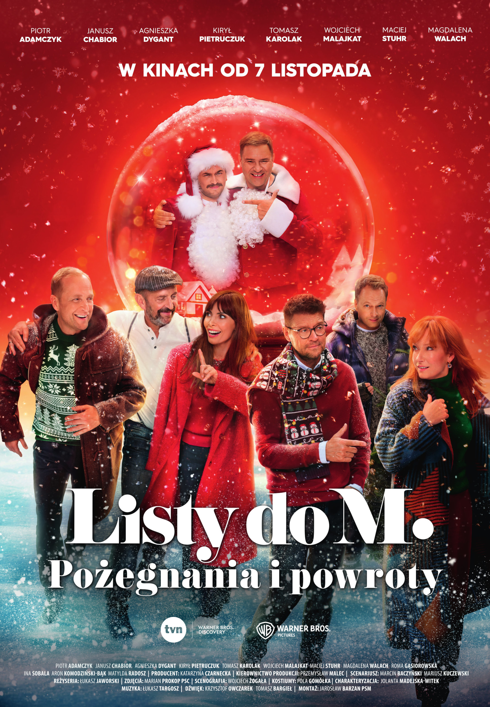 Polski plakat filmu 'Listy do M. Pożegnania i powroty'