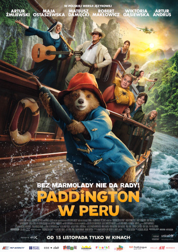 Przód ulotki filmu 'Paddington w Peru'