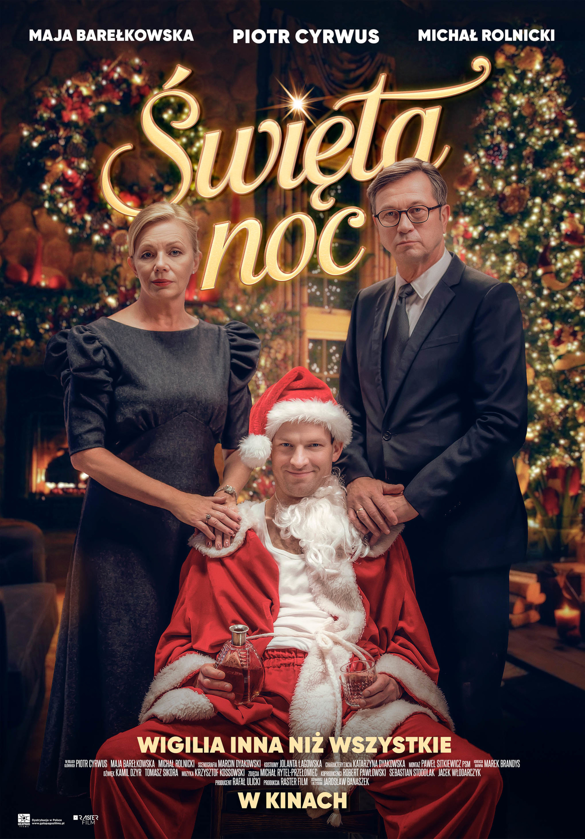 Polski plakat filmu 'Święta noc'