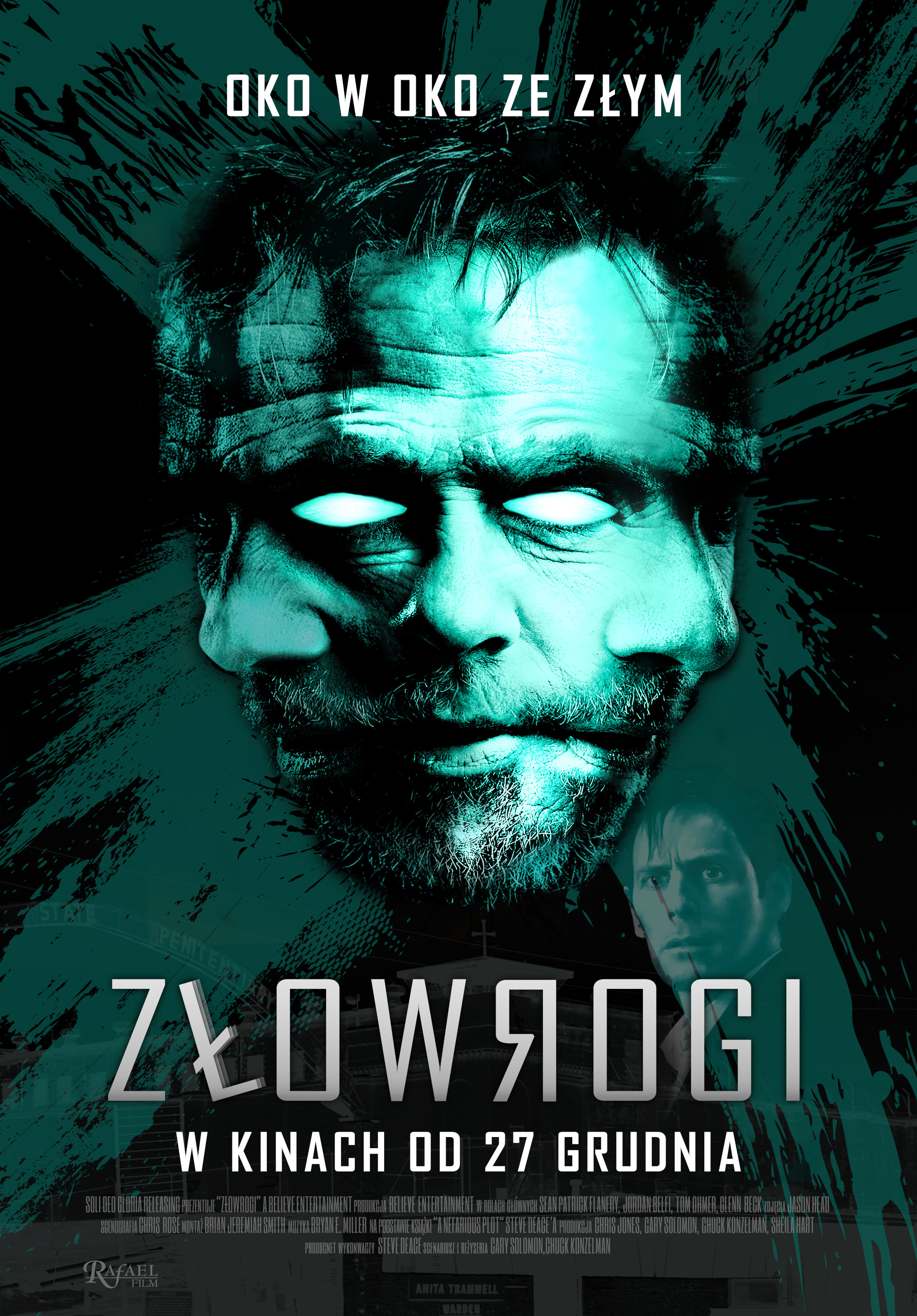 Polski plakat filmu 'Złowrogi'