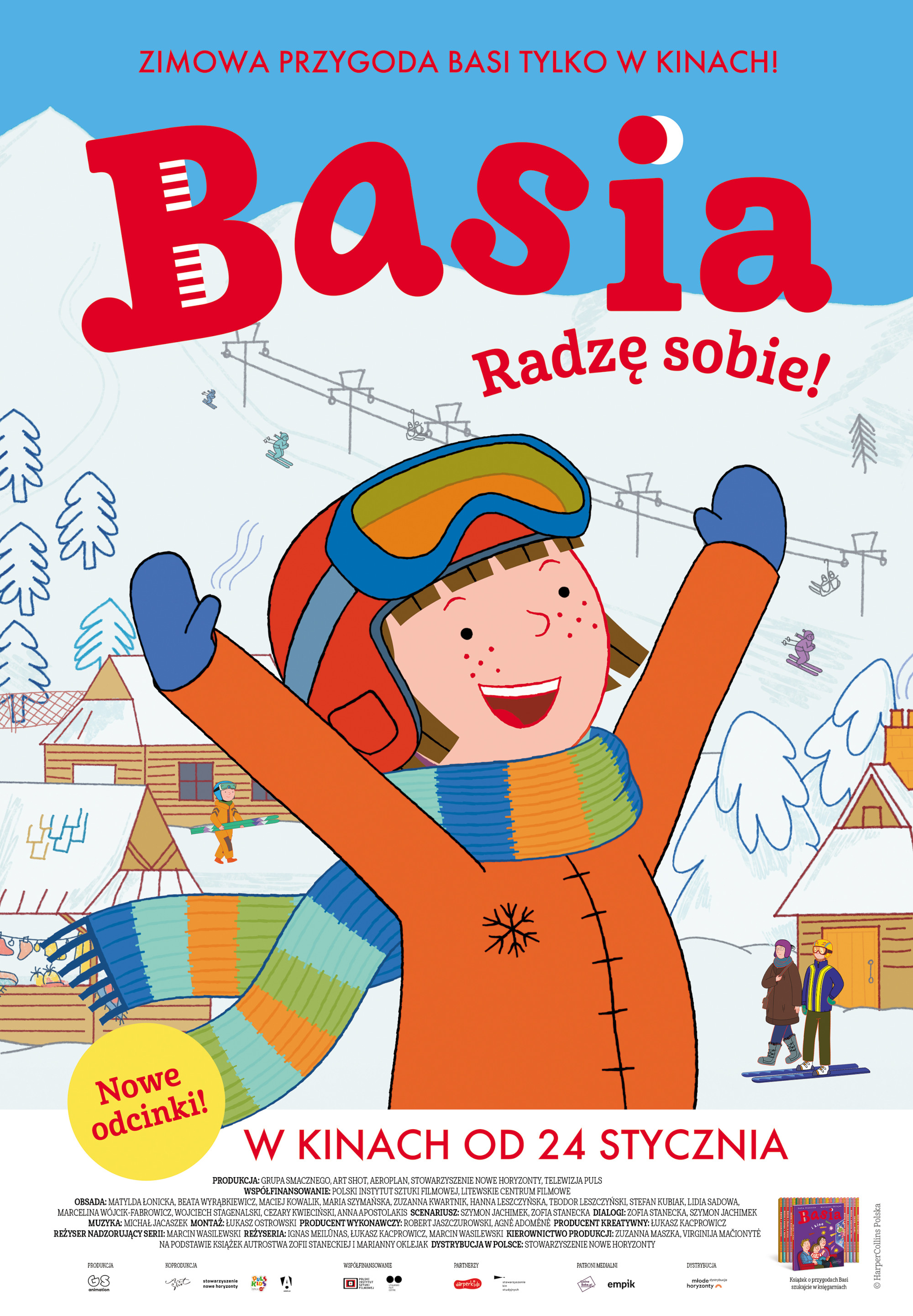 Polski plakat filmu 'Basia. Radzę sobie!'