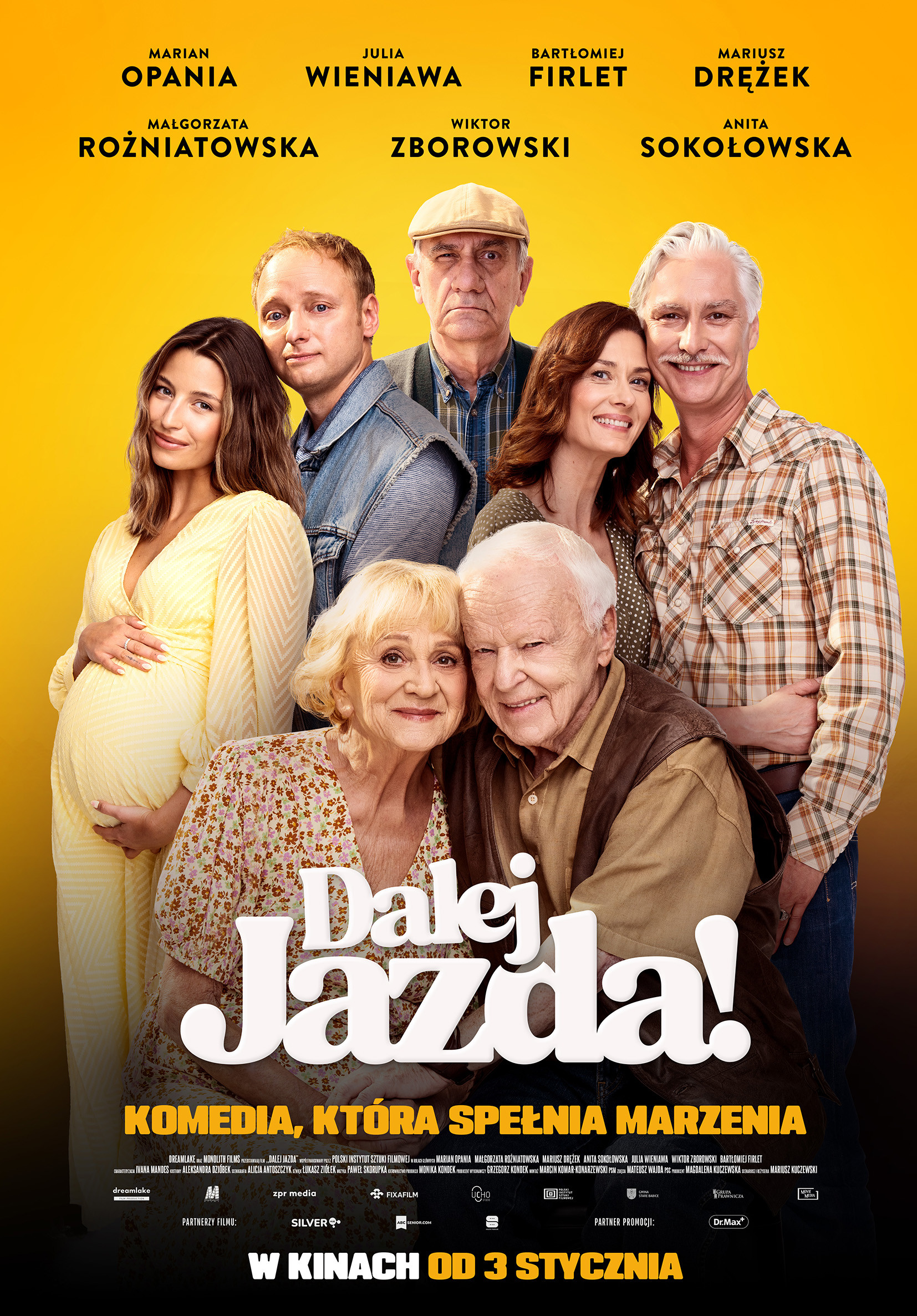 Polski plakat filmu 'Dalej jazda!'