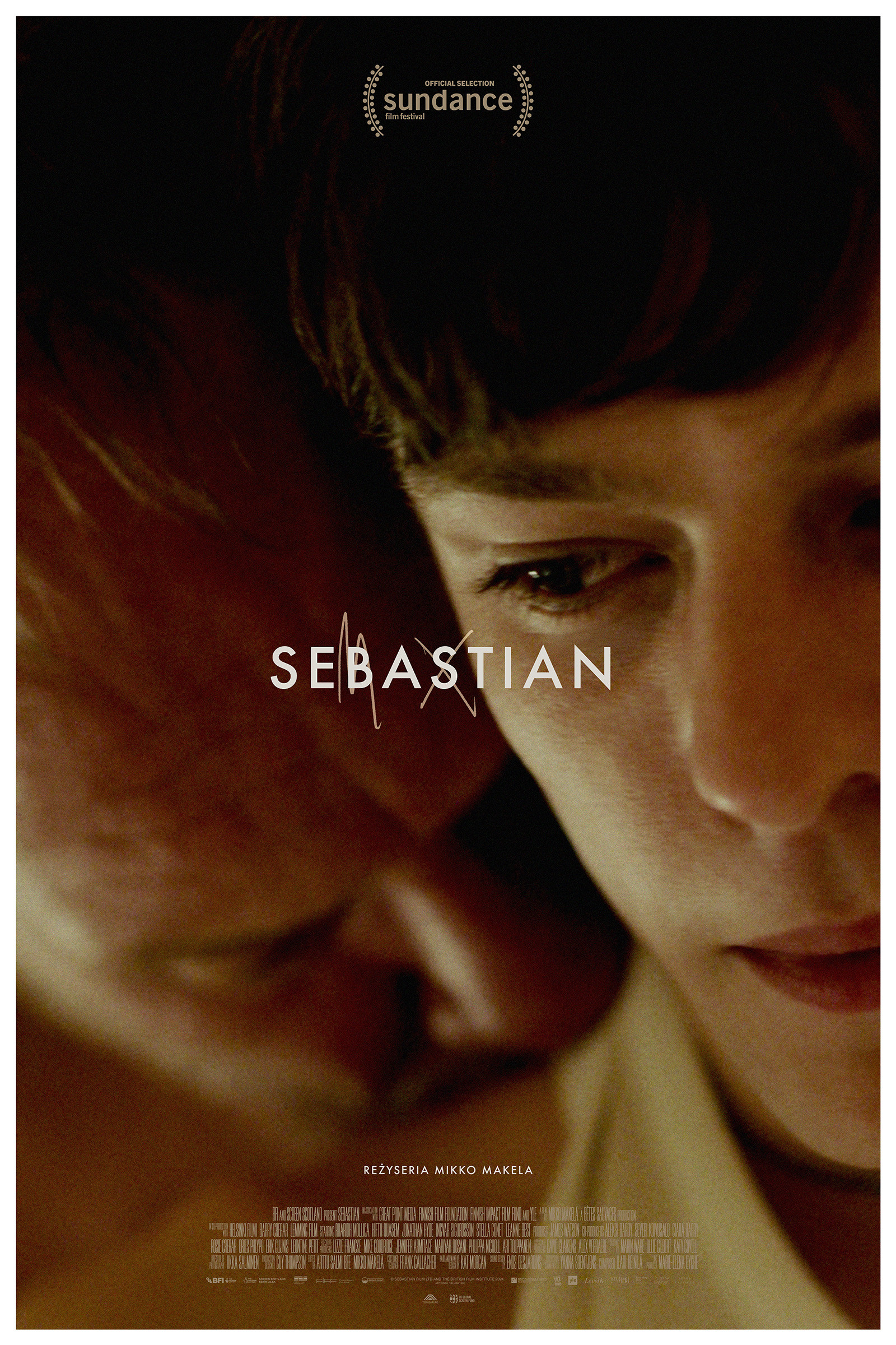 Polski plakat filmu 'Sebastian'