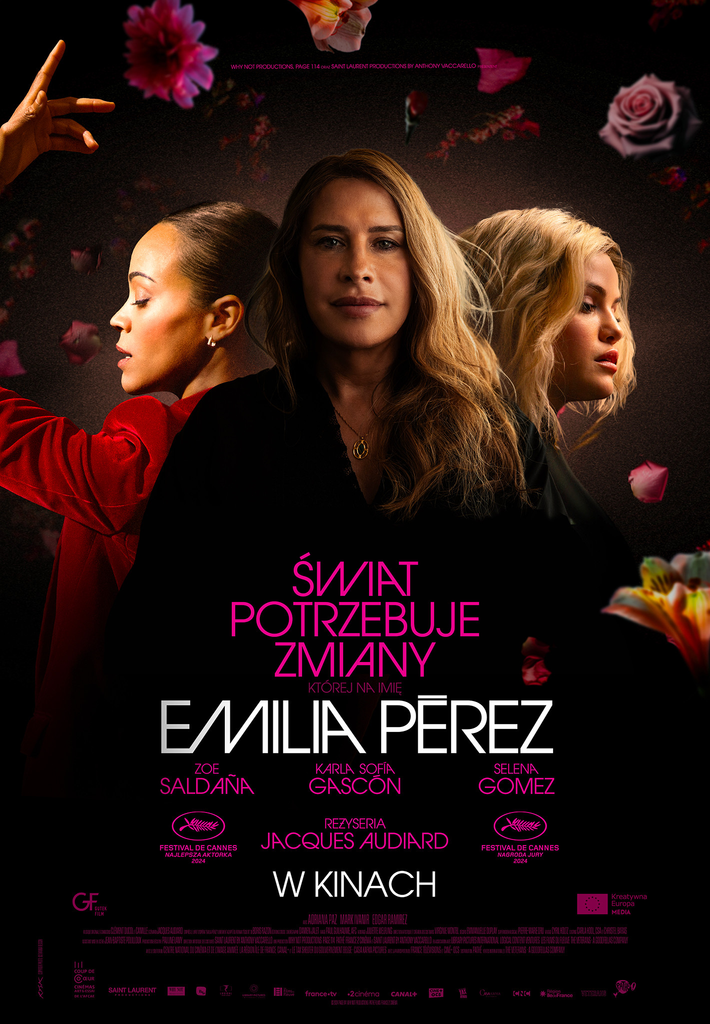 Polski plakat filmu 'Emilia Pérez'