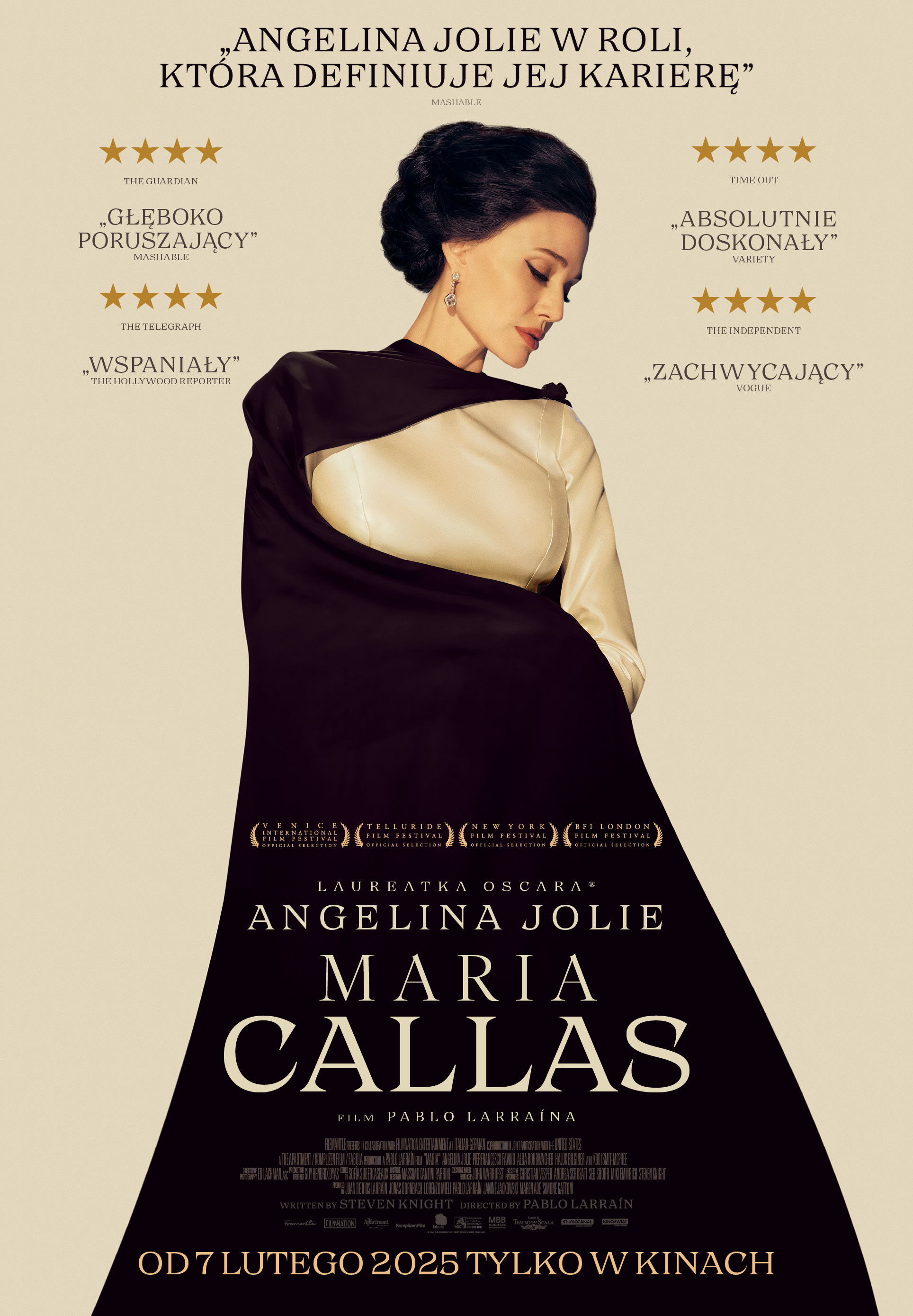 Polski plakat filmu 'Maria Callas'