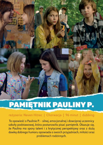 Tył ulotki filmu 'Pamiętnik Pauliny P.'