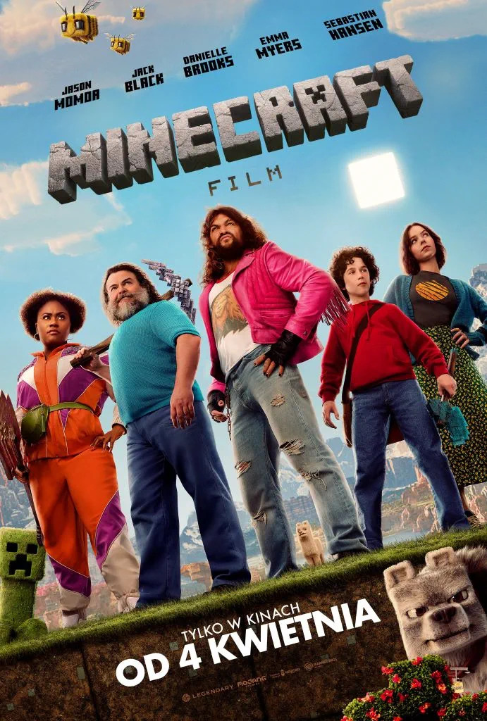 Polski plakat filmu 'Minecraft: Film'