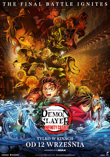 Przód ulotki filmu 'Demon Slayer: Infinity Castle'