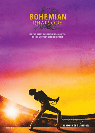 Przód ulotki filmu 'Bohemian Rhapsody'